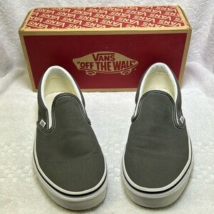 Vans “Off The Wall” Classic Slip On Charcoal Size US Men 11.0